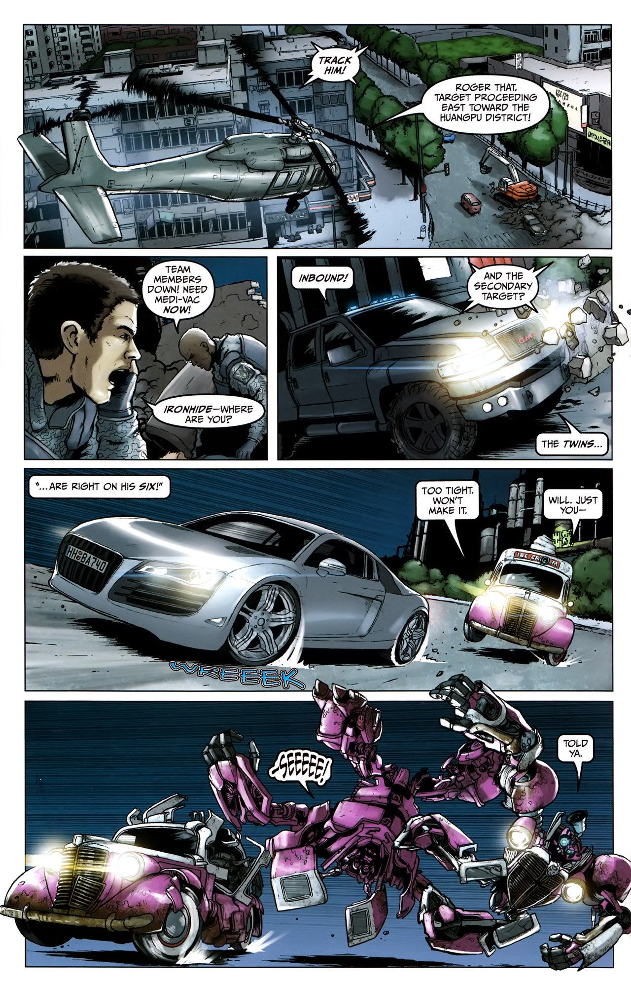 Read online Transformers: Revenge of the Fallen — Official Movie Adaptation comic -  Issue #1 - 6