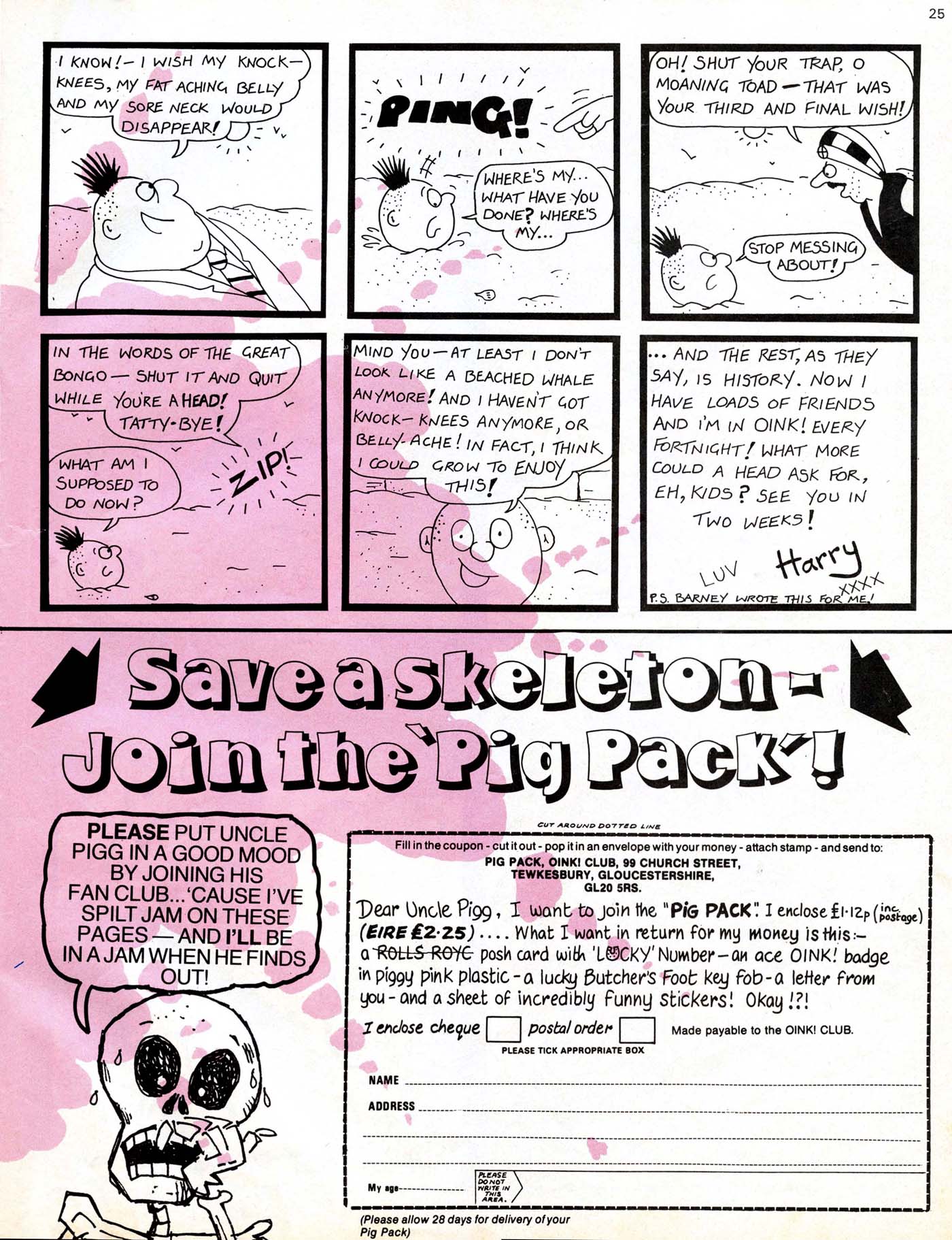 Read online Oink! comic -  Issue #8 - 23