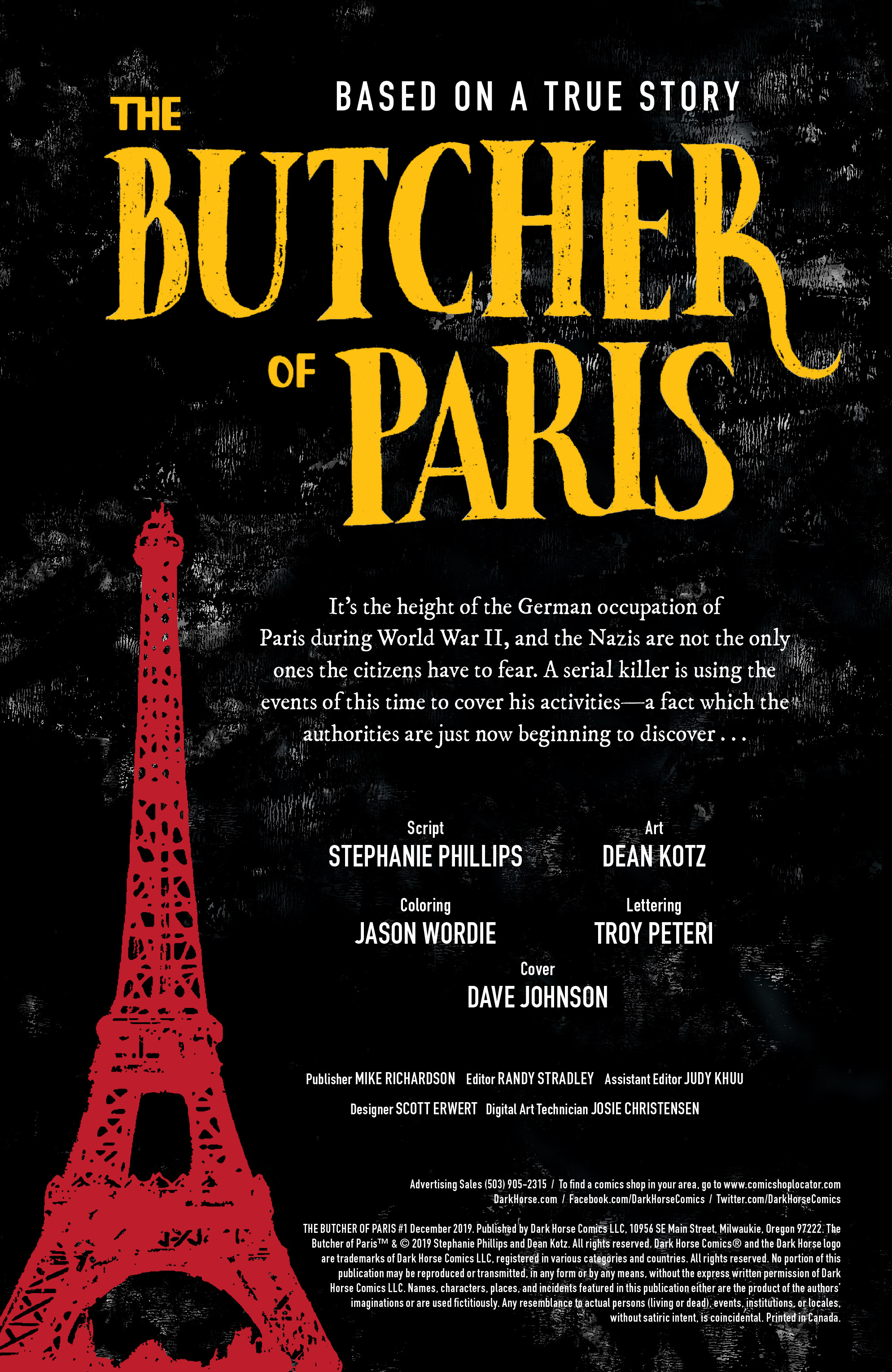 Read online The Butcher of Paris comic -  Issue #1 - 2
