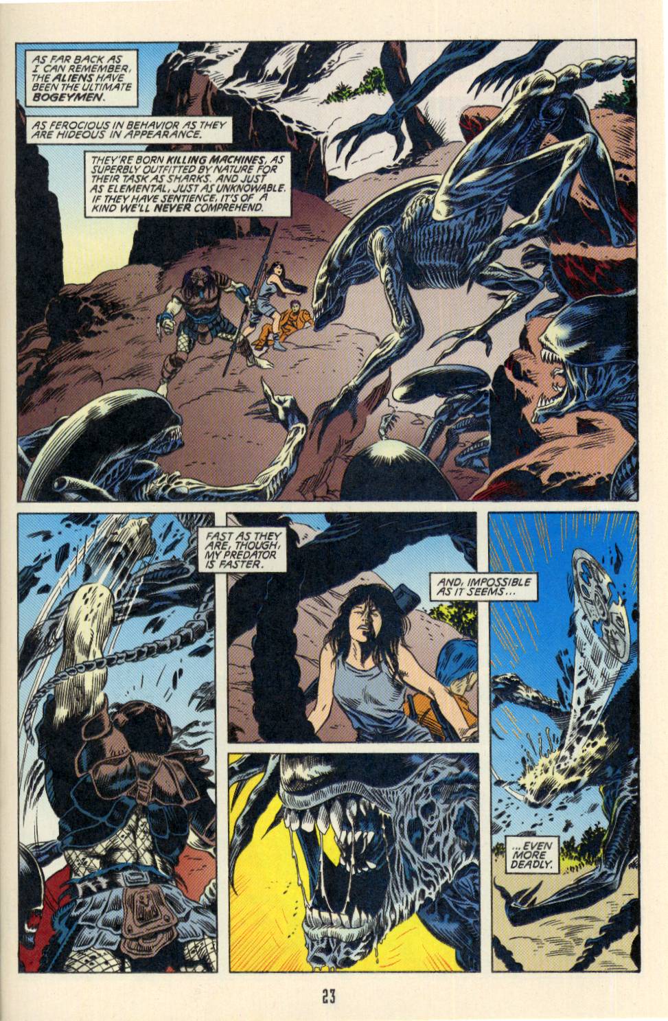 Read online Aliens/Predator: The Deadliest of the Species comic -  Issue #2 - 24