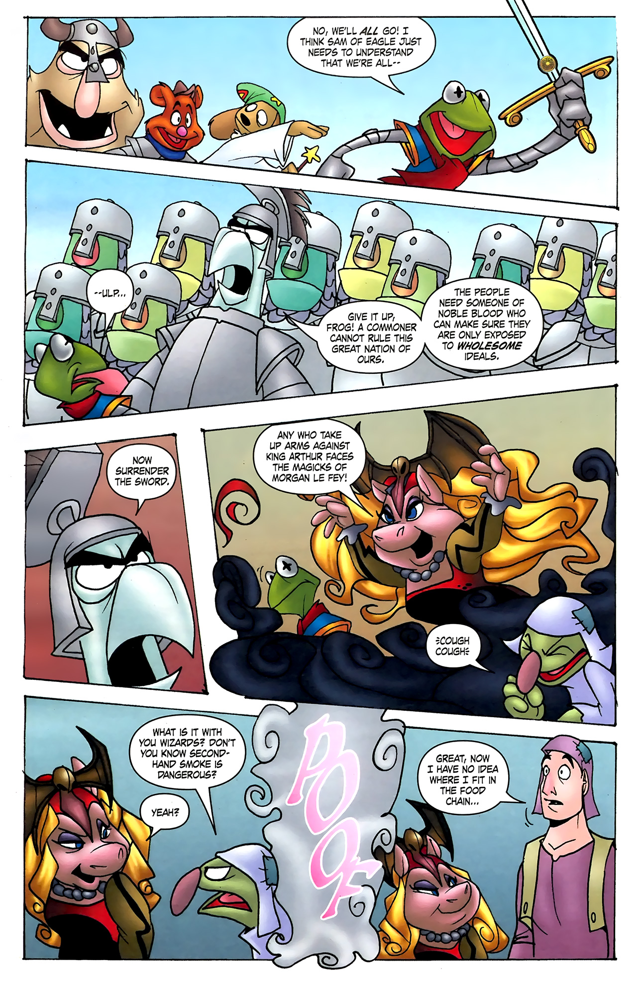 Read online Muppet King Arthur comic -  Issue #1 - 23