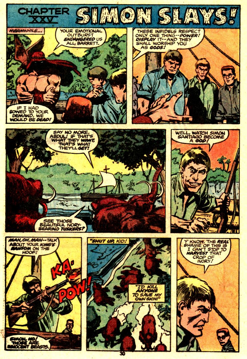 Read online Tarzan (1977) comic -  Issue #19 - 19