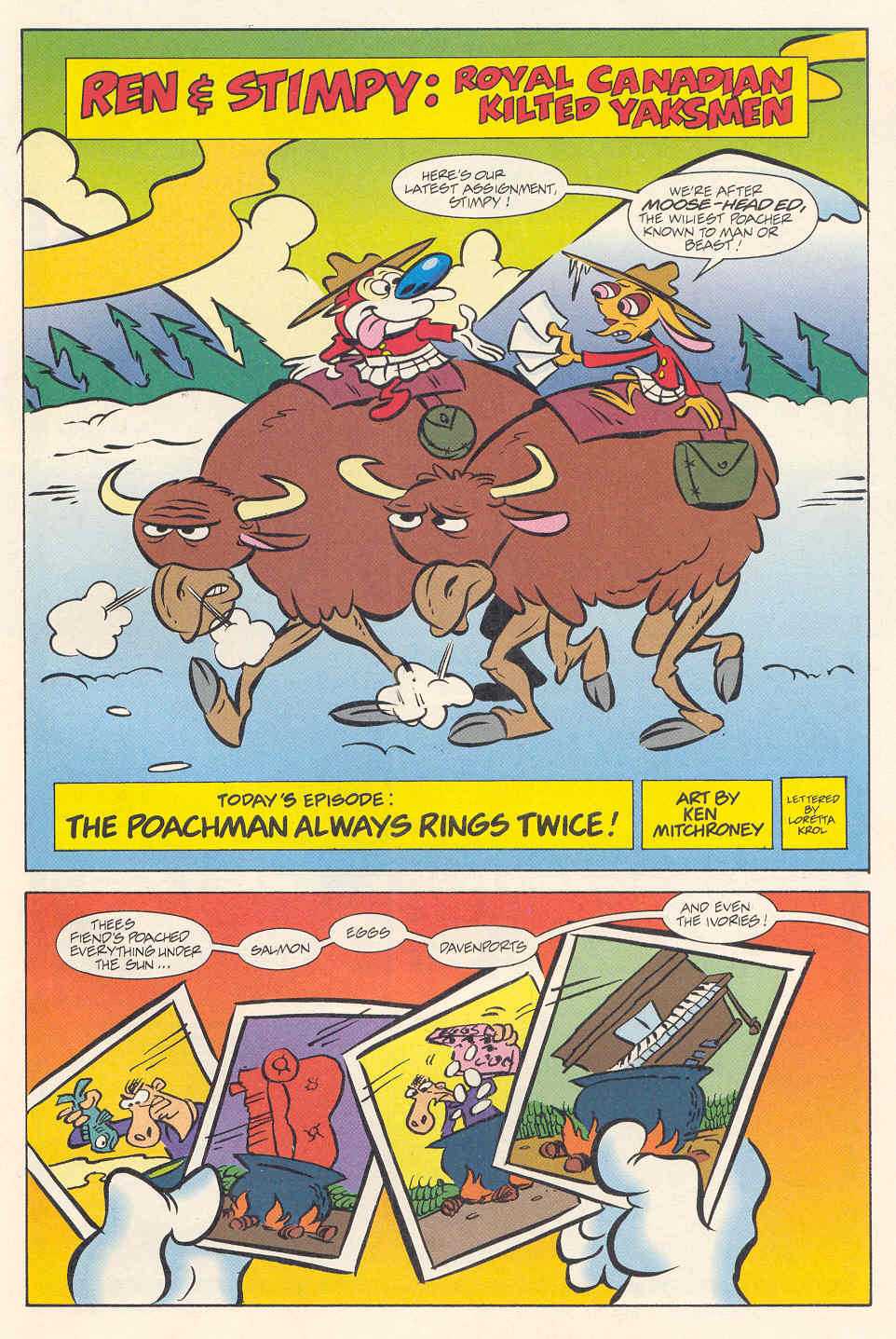 Read online The Ren & Stimpy Show comic -  Issue #17 - 18