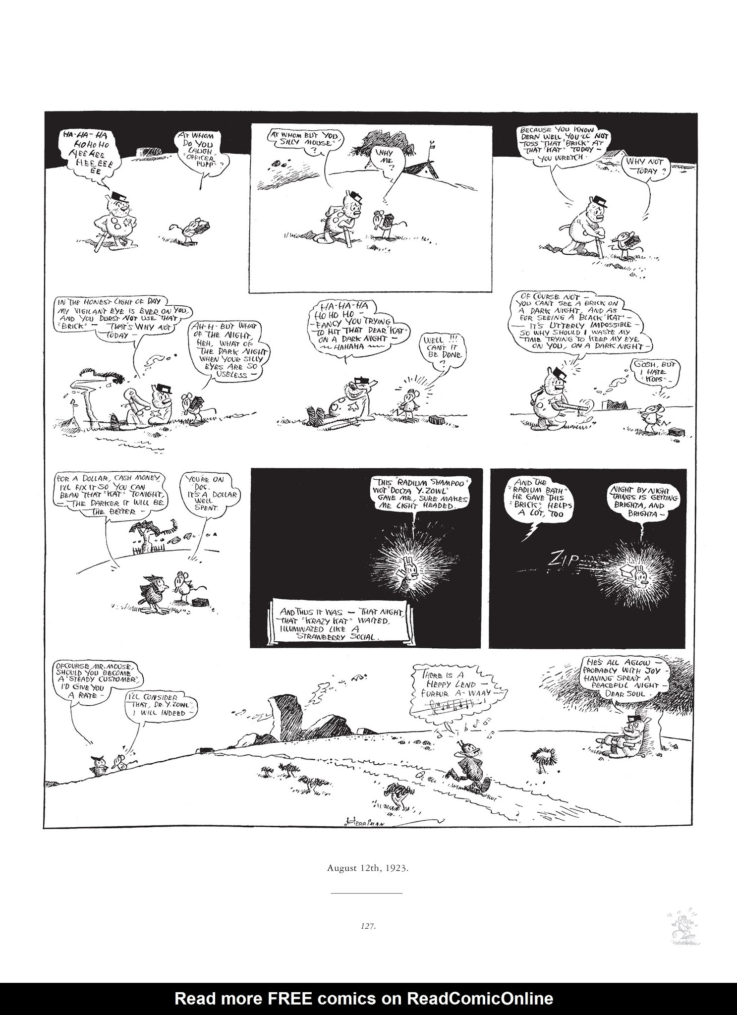Read online Krazy & Ignatz comic -  Issue # TPB 3 - 127
