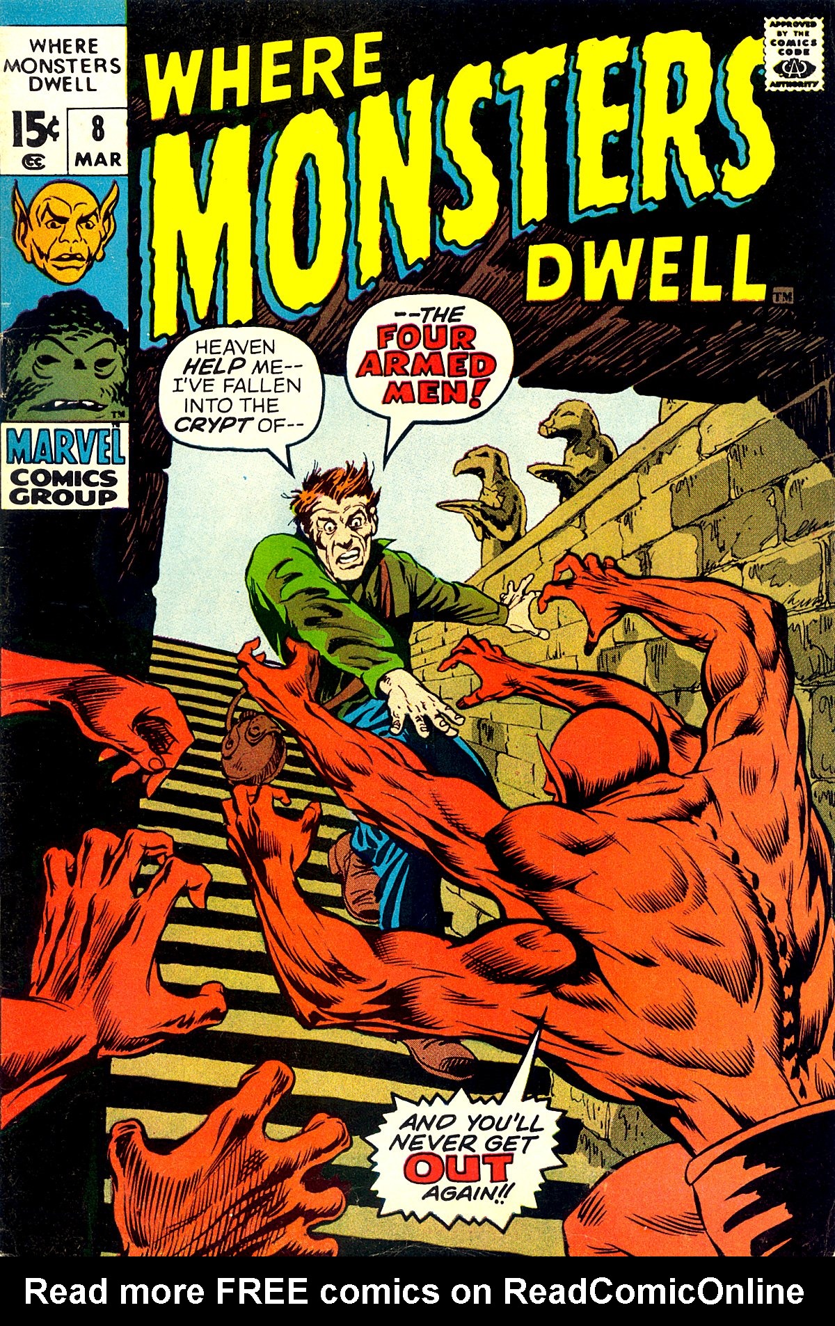 Read online Where Monsters Dwell (1970) comic -  Issue #8 - 1