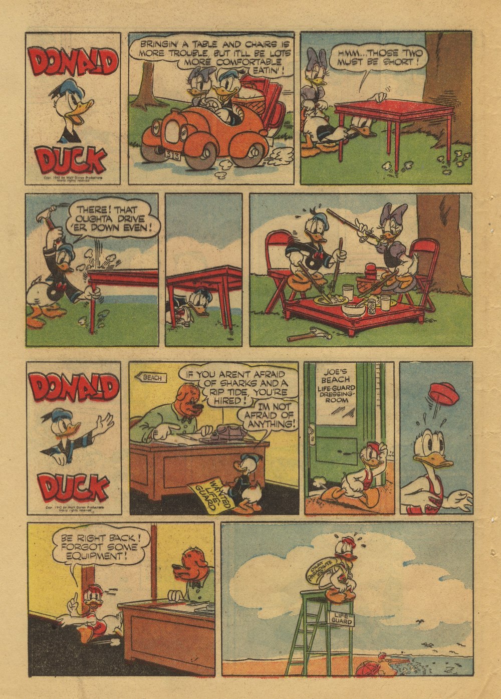 Read online Walt Disney's Comics and Stories comic -  Issue #59 - 28