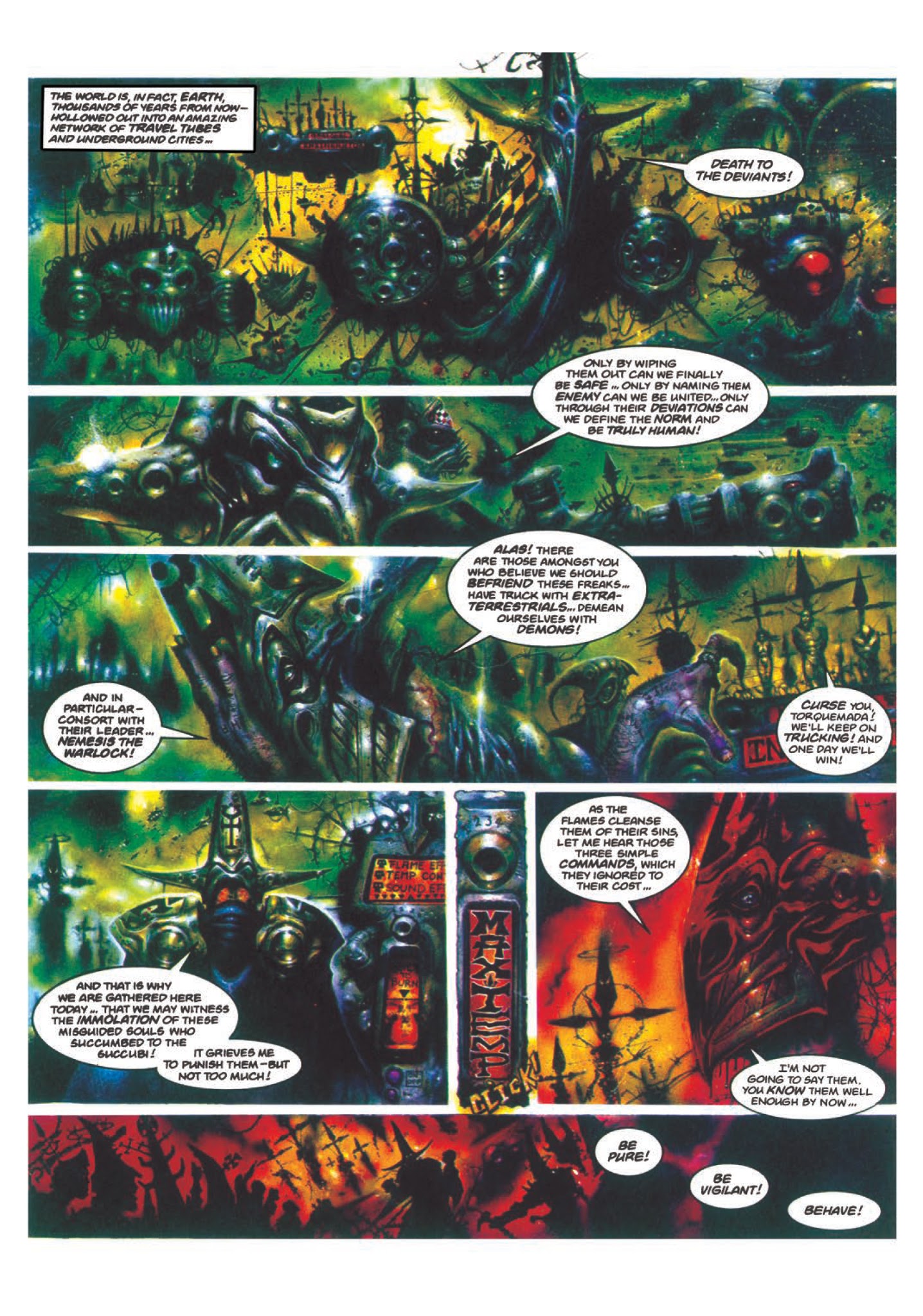 Read online The Complete Nemesis The Warlock comic -  Issue # TPB 3 - 128