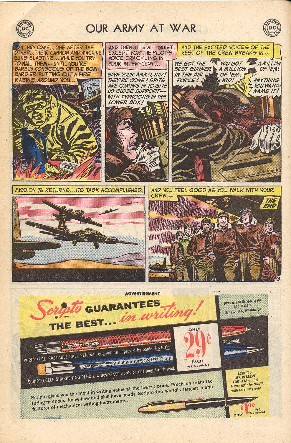 Read online Our Army at War (1952) comic -  Issue #15 - 10