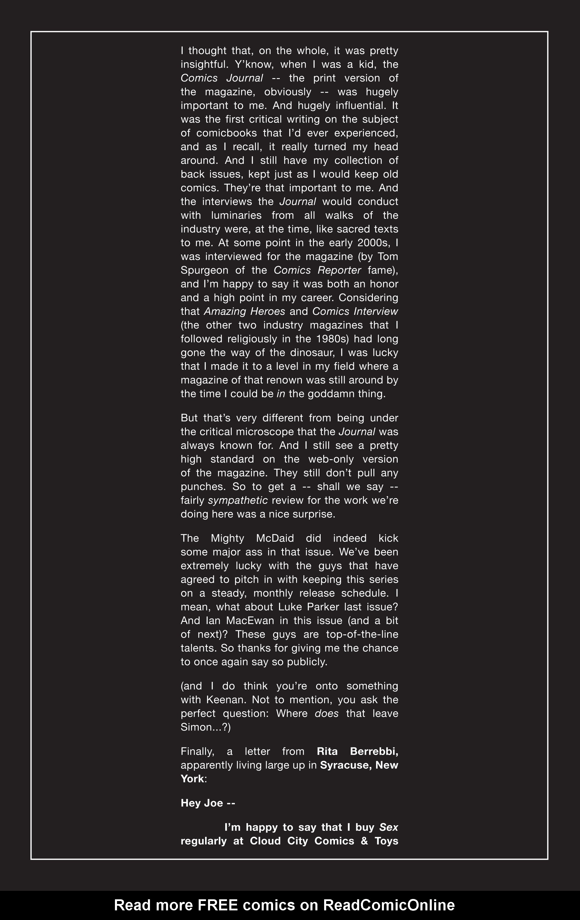 Read online Sex comic -  Issue #19 - 23