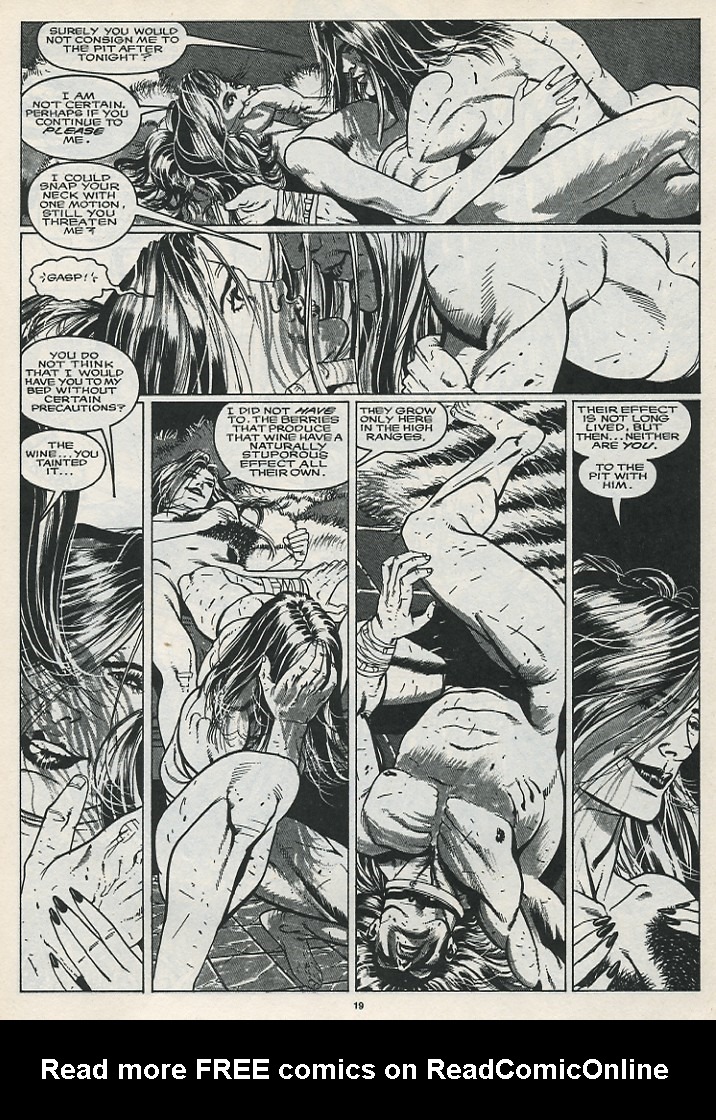 Read online The Savage Sword Of Conan comic -  Issue #176 - 21