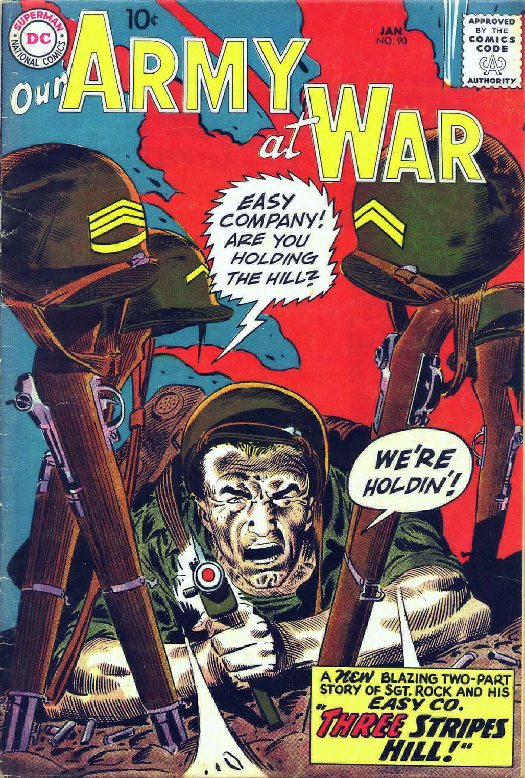 Read online Our Army at War (1952) comic -  Issue #90 - 1