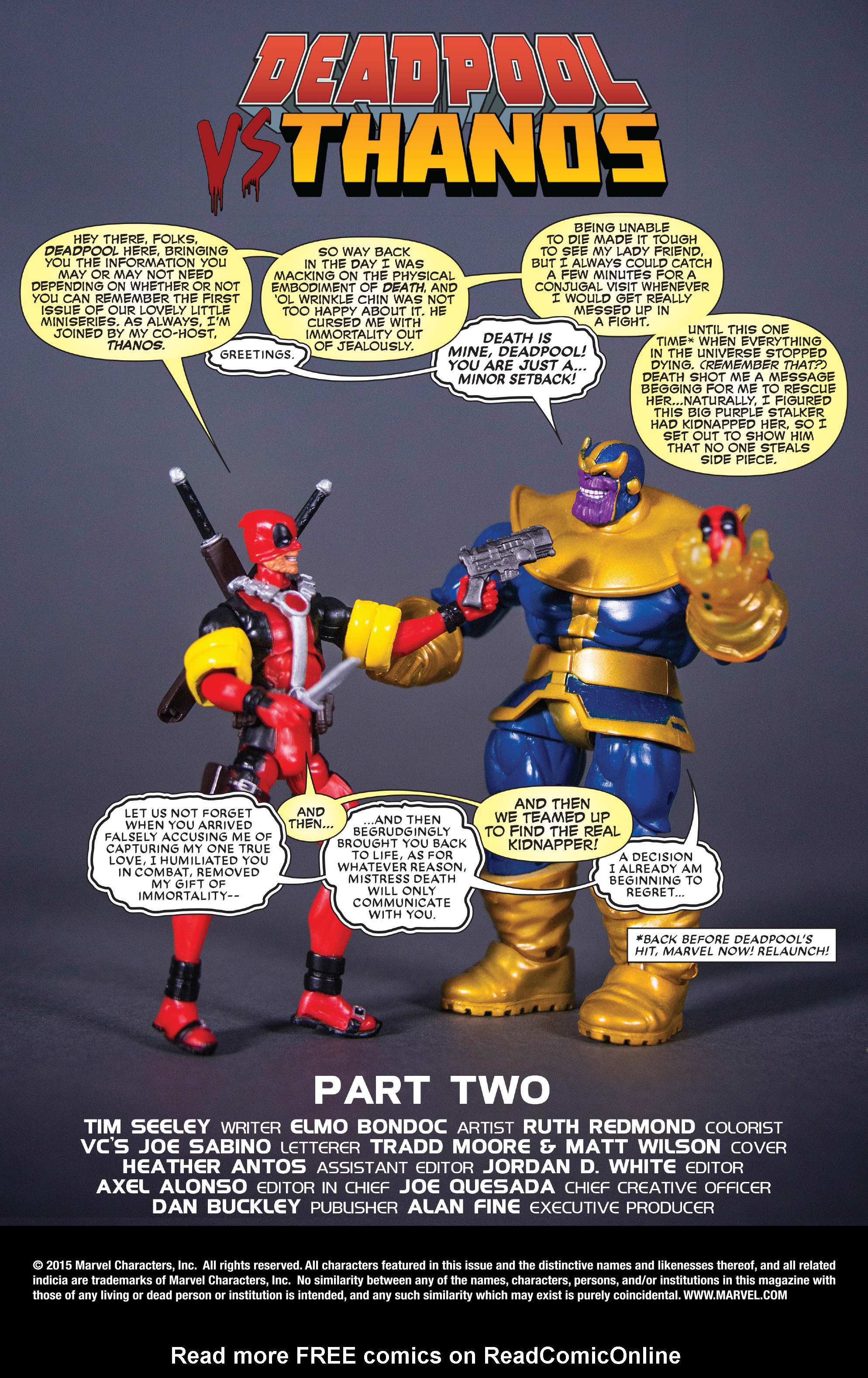 Read online Deadpool vs. Thanos comic -  Issue #2 - 2
