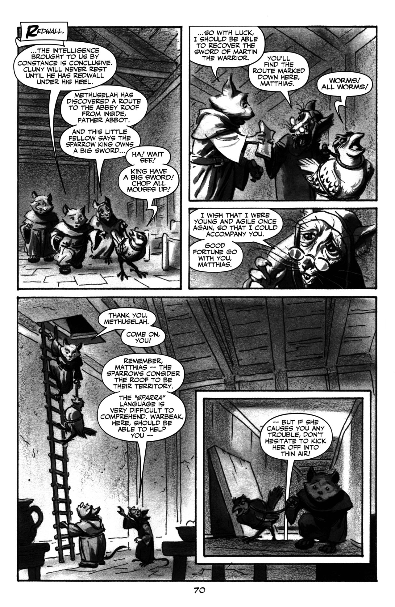 Read online Redwall: The Graphic Novel comic -  Issue # TPB - 75