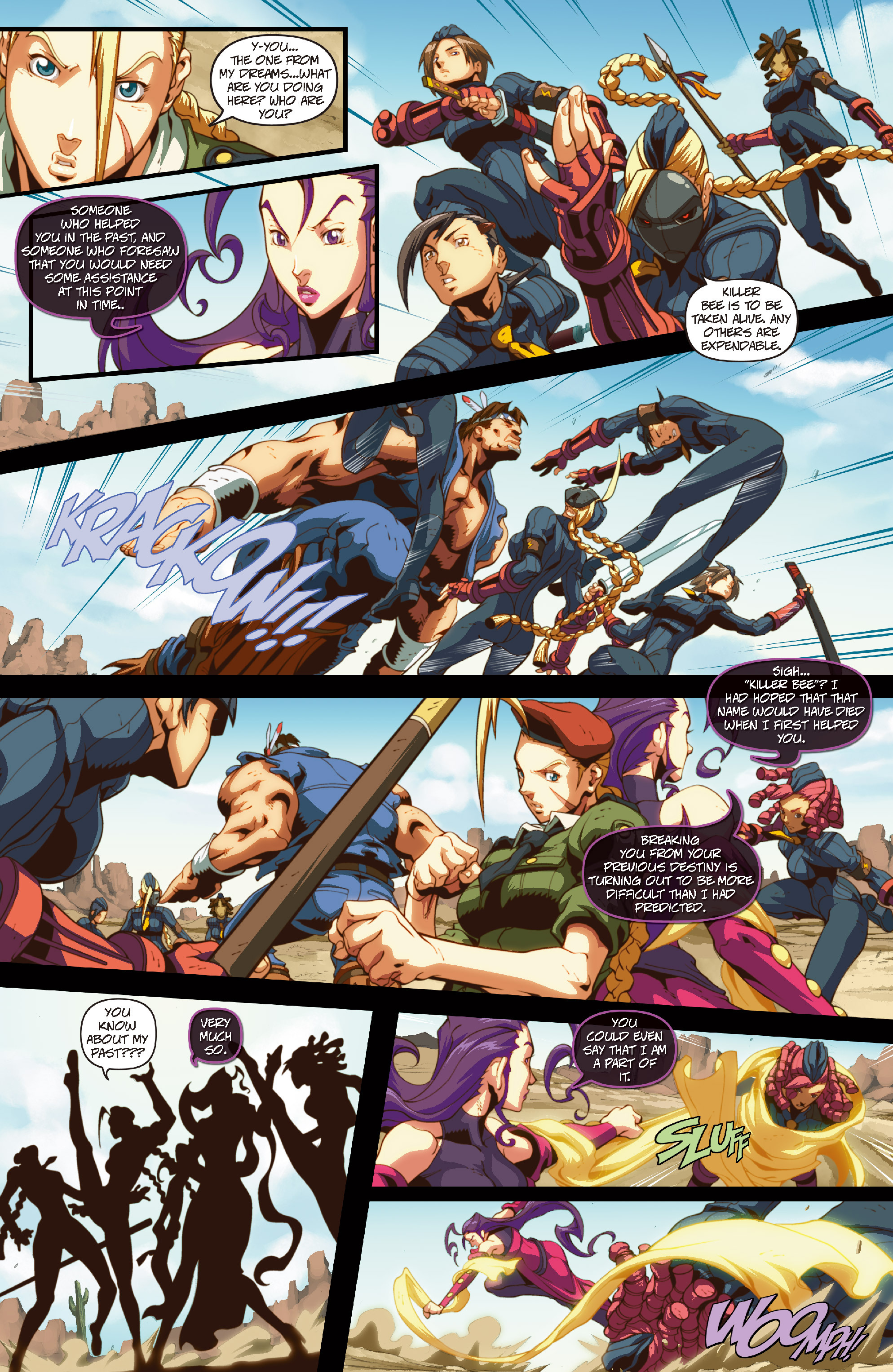 Read online Street Fighter II comic -  Issue #5 - 16