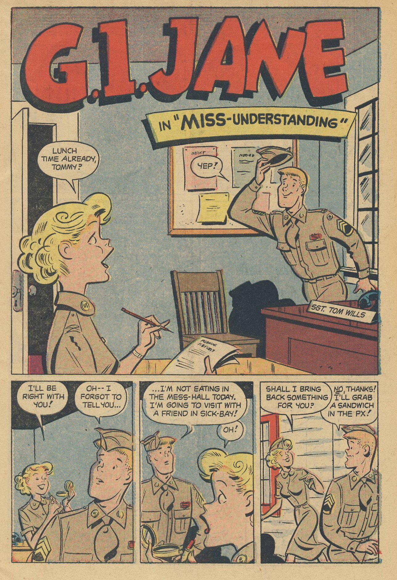 Read online G. I. Jane (1953) comic -  Issue #6 - 3