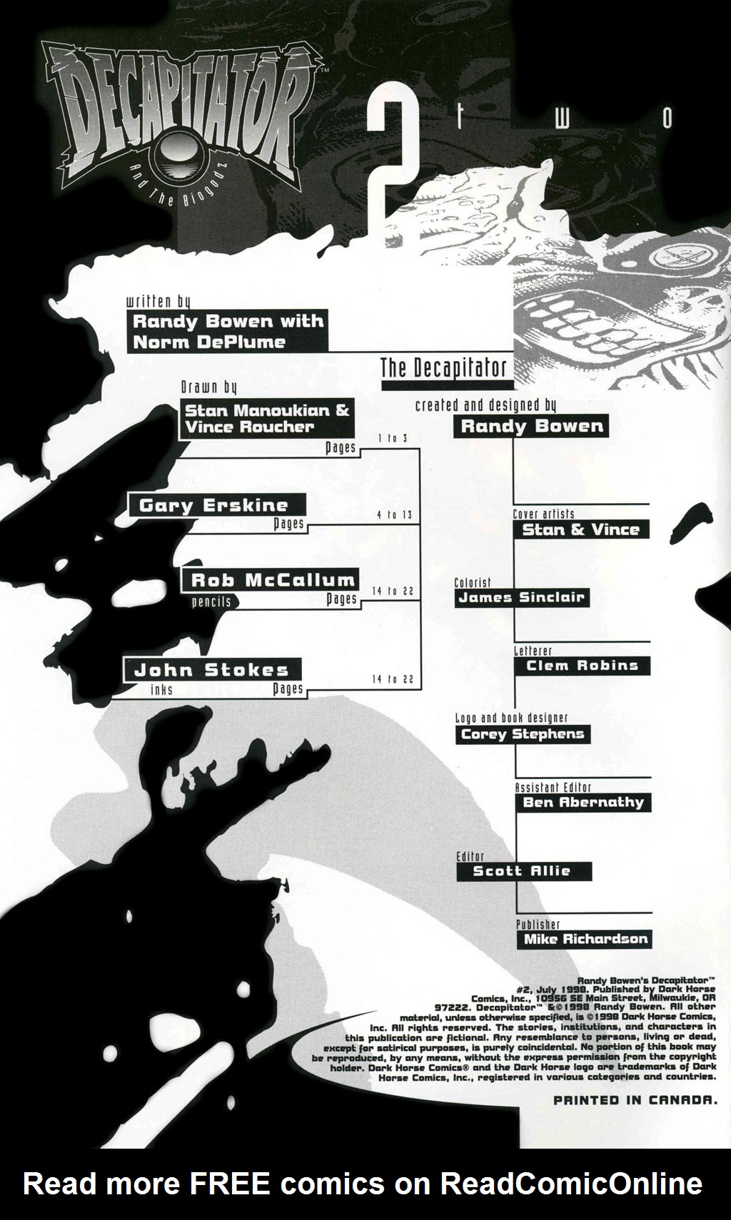 Read online Randy Bowen's Decapitator comic -  Issue #2 - 2