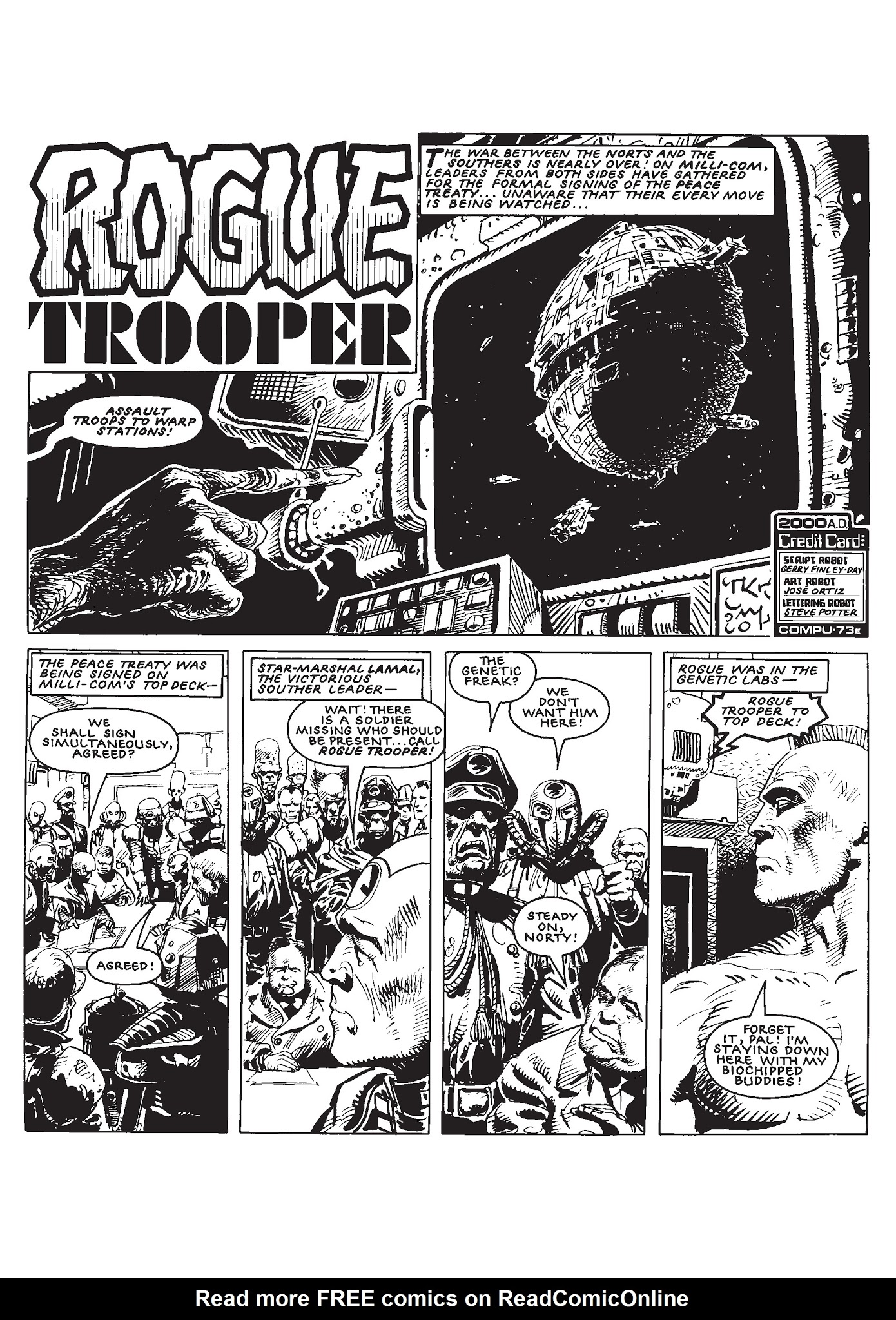 Read online Rogue Trooper: Tales of Nu-Earth comic -  Issue # TPB 3 - 99