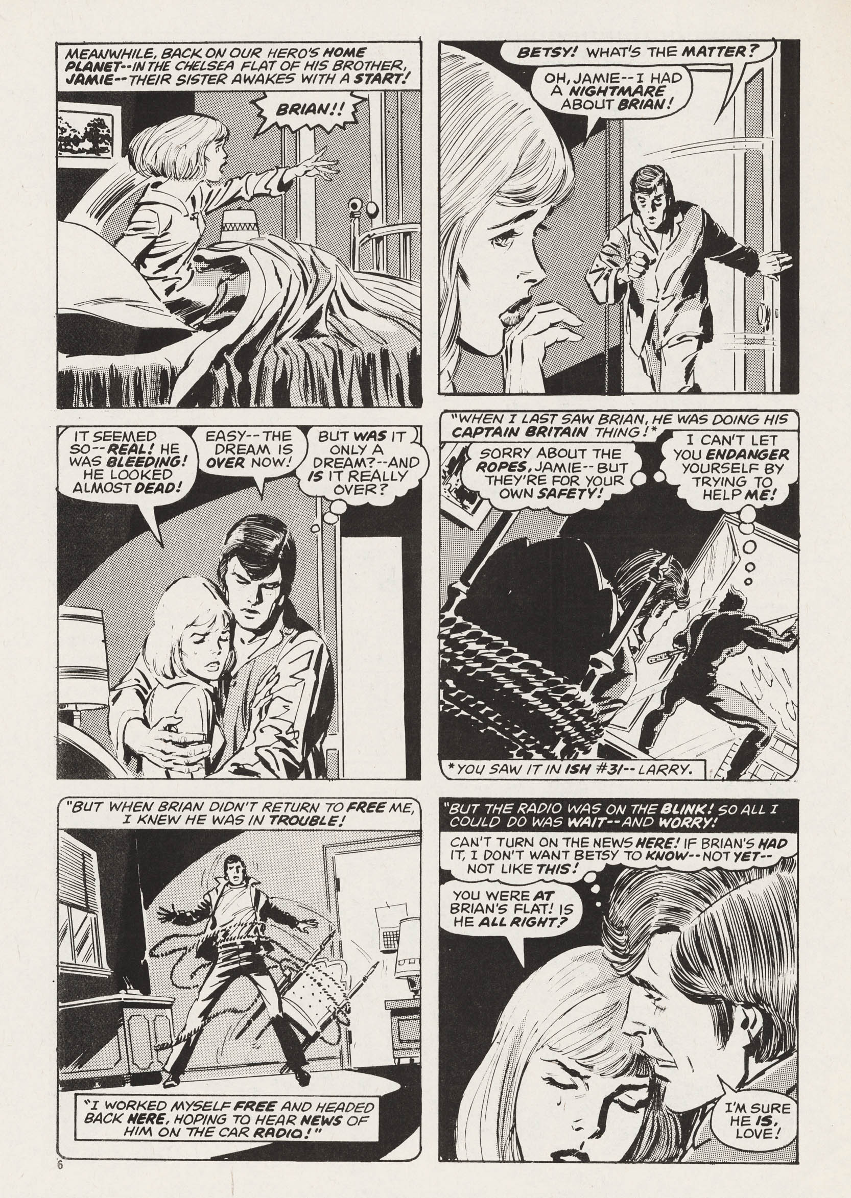 Read online Captain Britain (1976) comic -  Issue #34 - 6