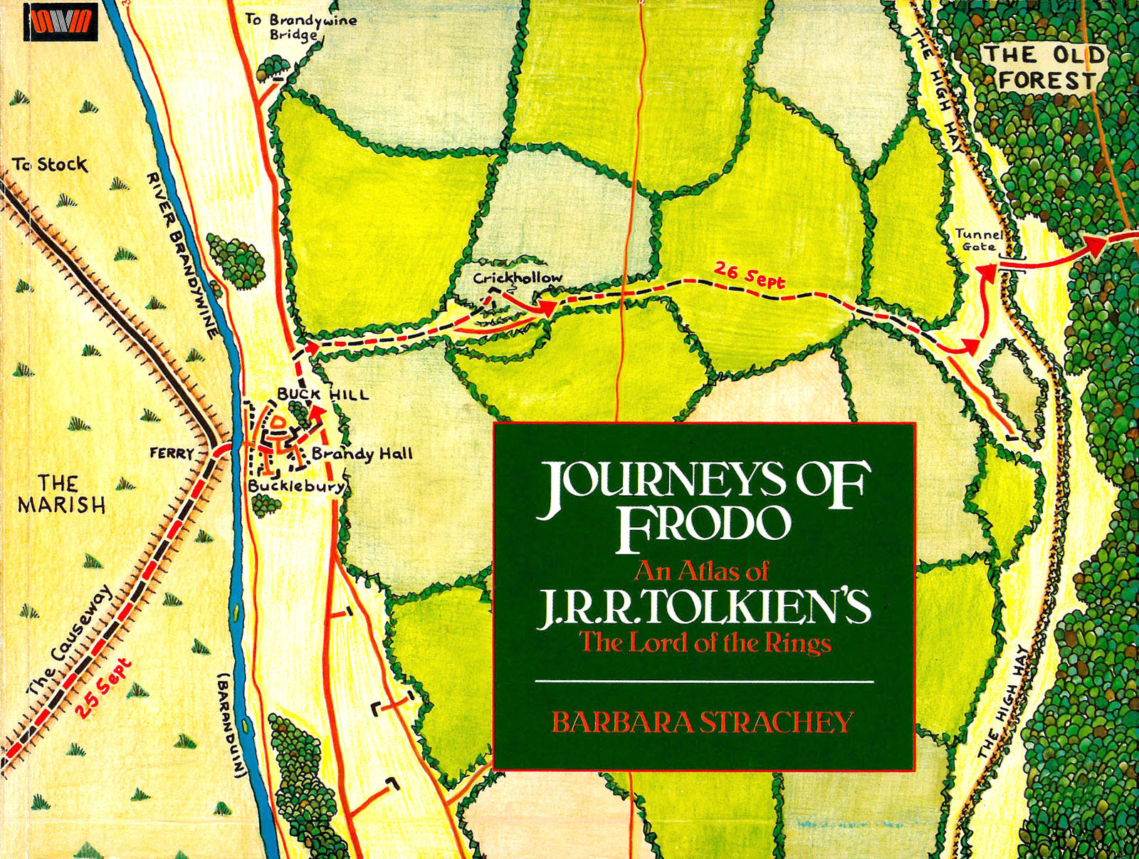 Read online Journeys of Frodo: An Atlas of J.R.R. Tolkien's The Lord of the Rings comic -  Issue # TPB - 1
