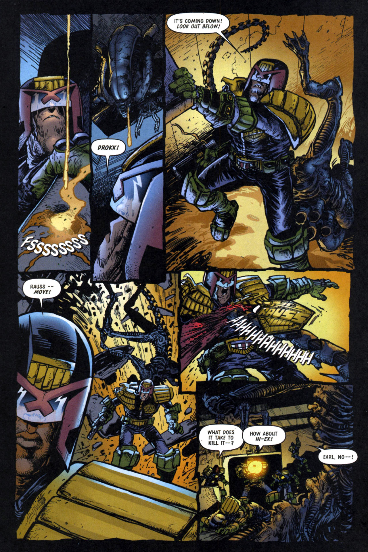 Read online Judge Dredd Vs. Aliens:  Incubus comic -  Issue #1 - 28