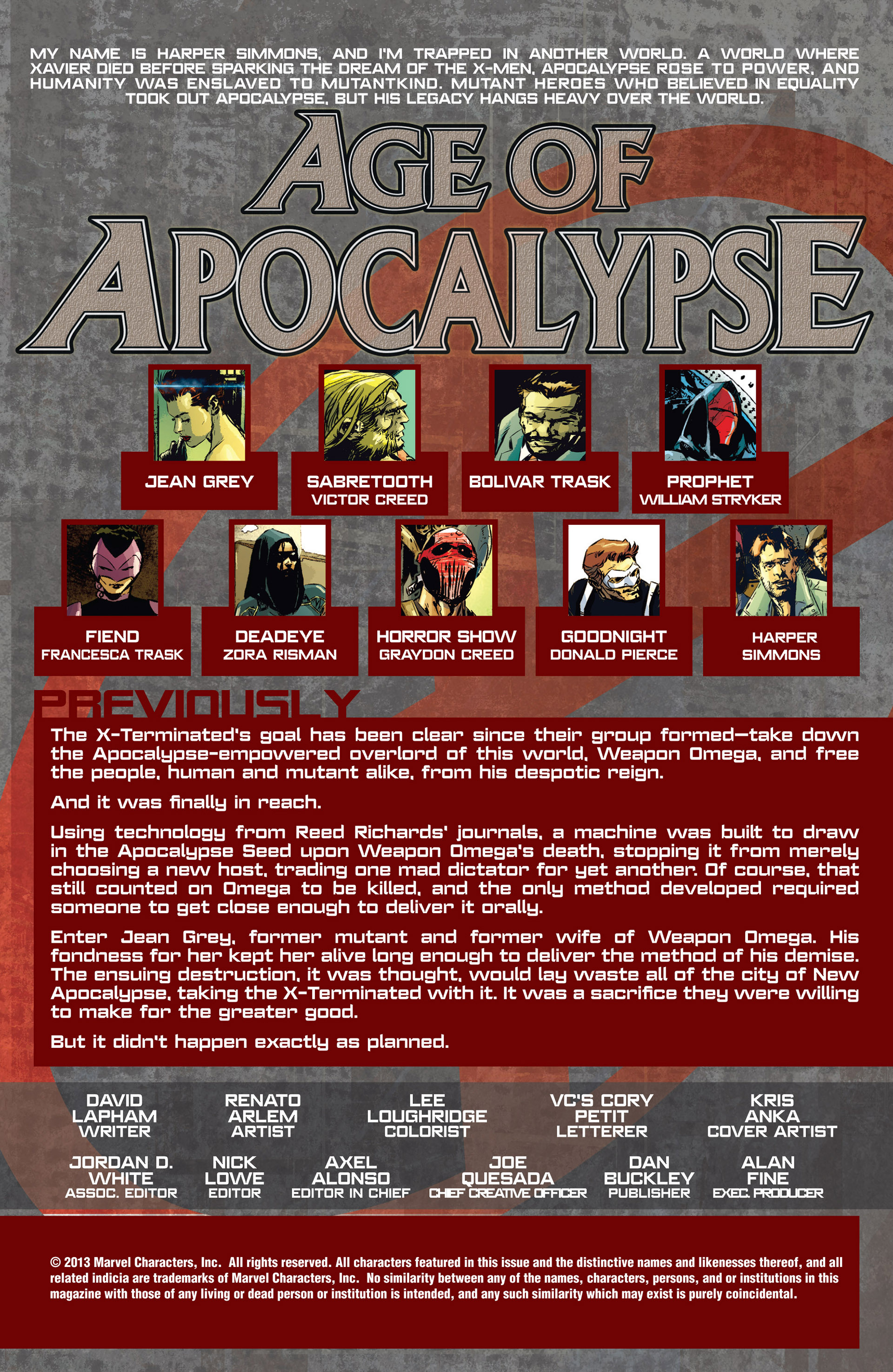 Read online Age of Apocalypse (2012) comic -  Issue #12 - 2