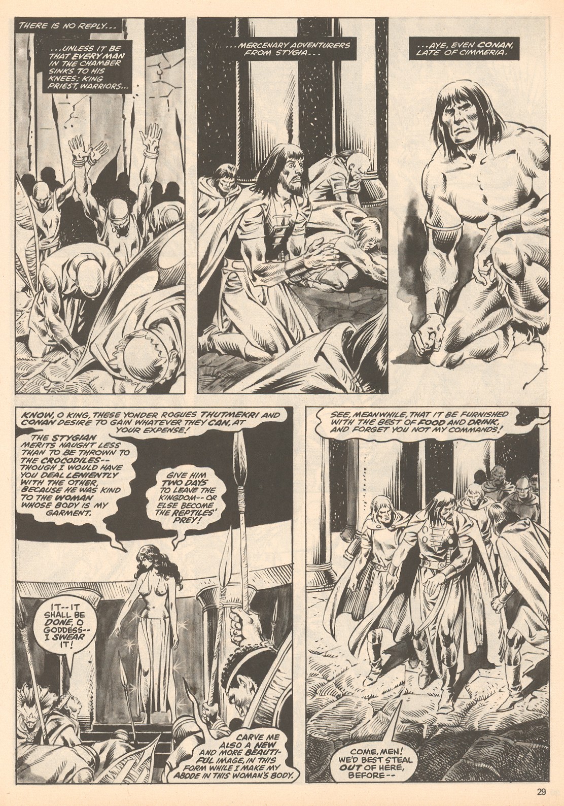 Read online The Savage Sword Of Conan comic -  Issue #60 - 29