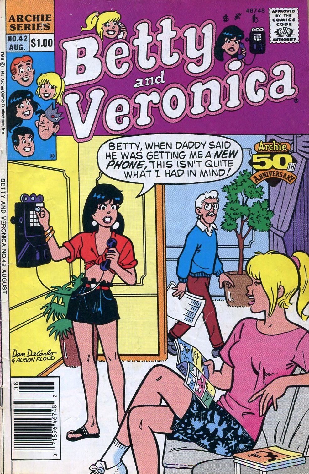 Read online Betty and Veronica (1987) comic -  Issue #42 - 1