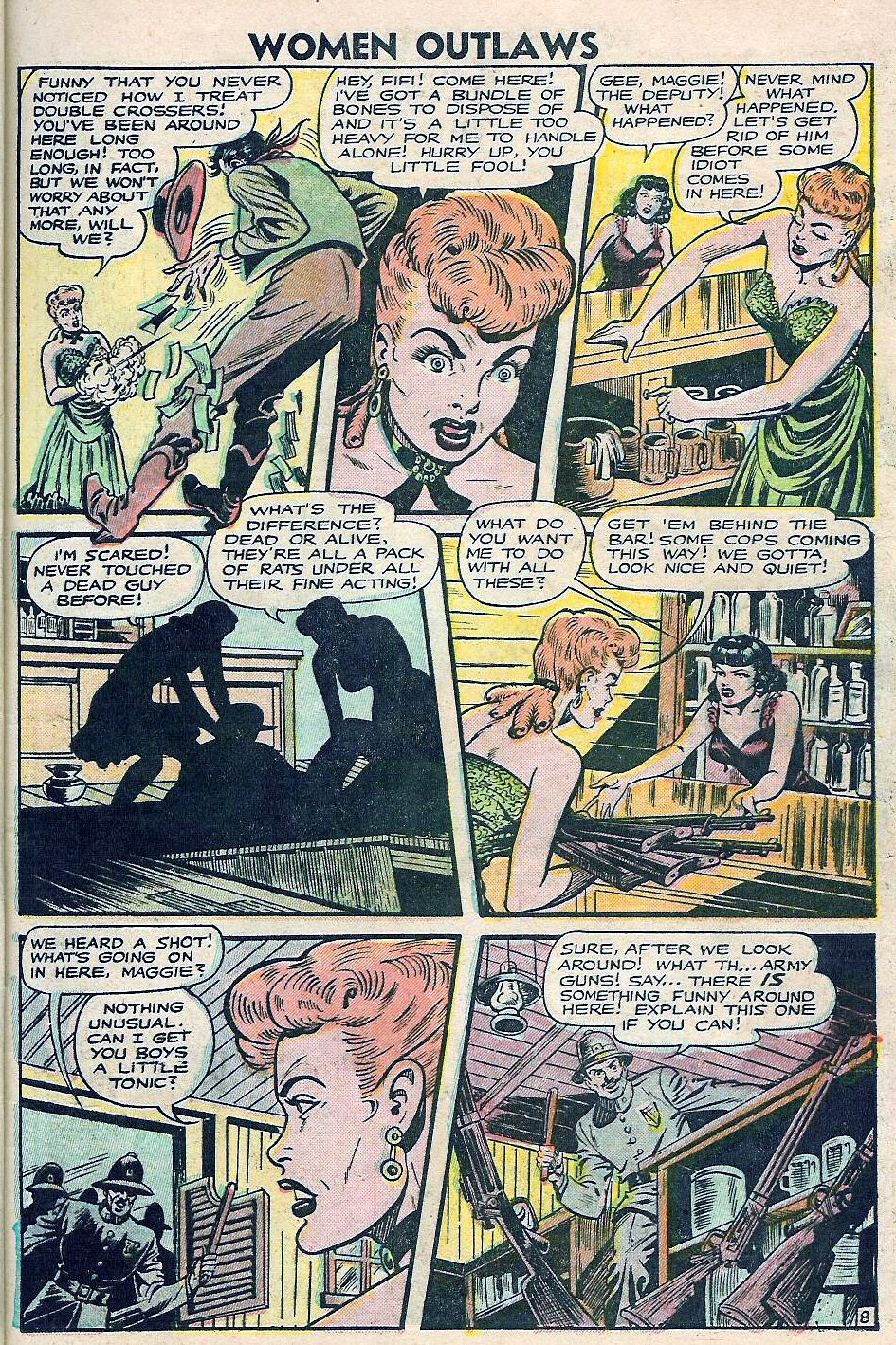 Read online Women Outlaws comic -  Issue #3 - 9