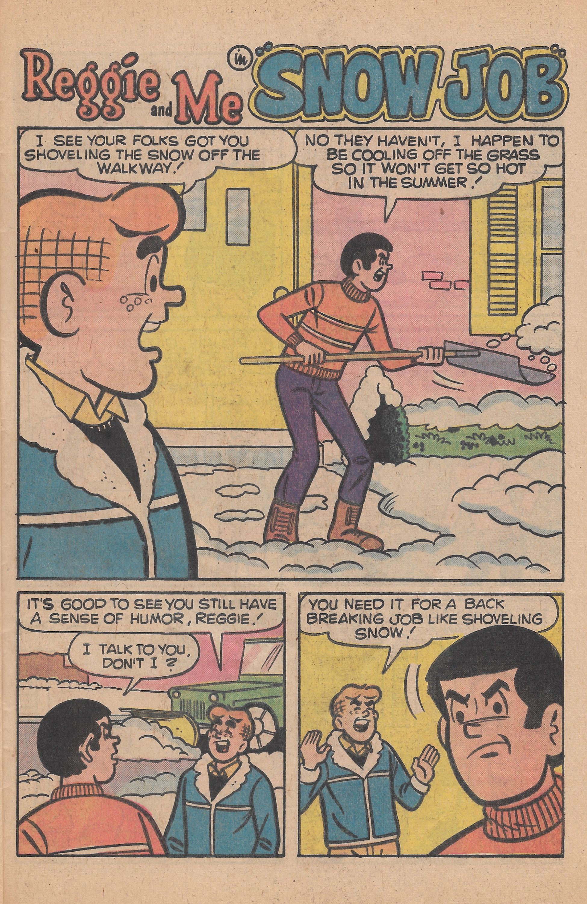 Read online Reggie and Me (1966) comic -  Issue #105 - 29