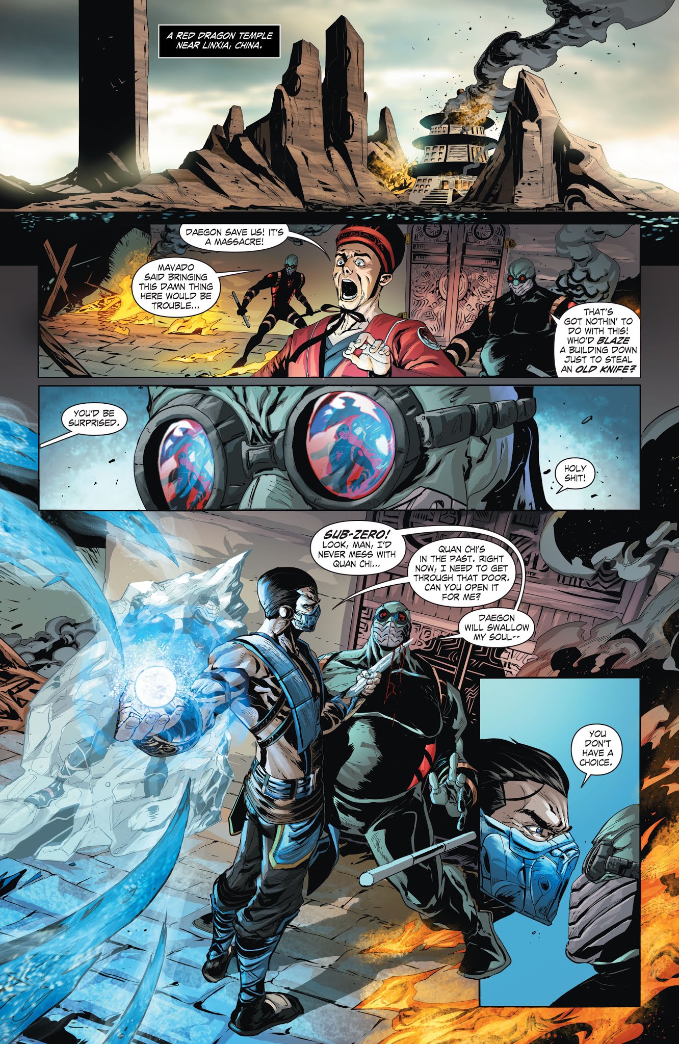 Read online Mortal Kombat X [I] comic -  Issue # _TPB 1 - 15
