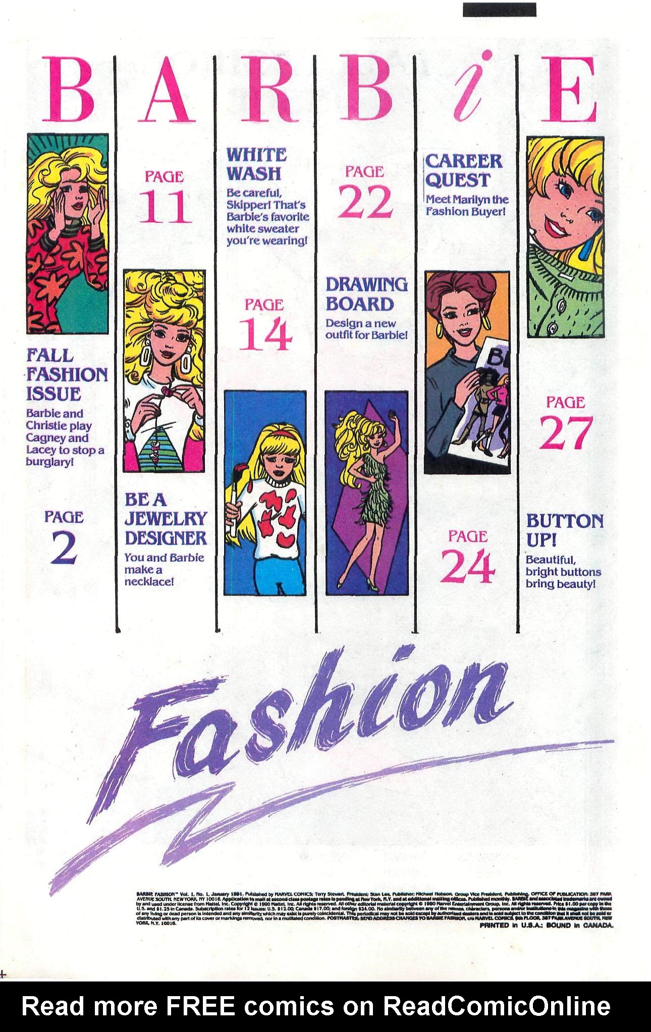 Read online Barbie Fashion comic -  Issue #1 - 3