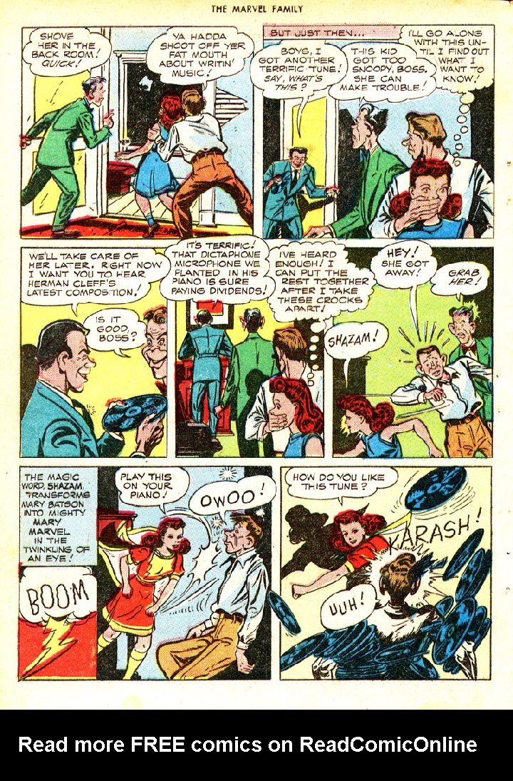 Read online The Marvel Family comic -  Issue #21 - 20