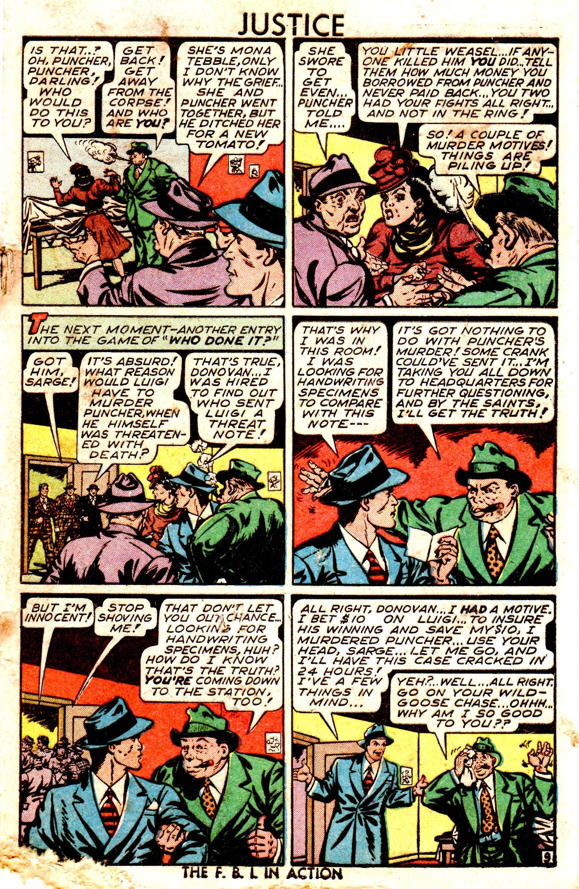 Read online Justice Comics (1947) comic -  Issue #1 - 10