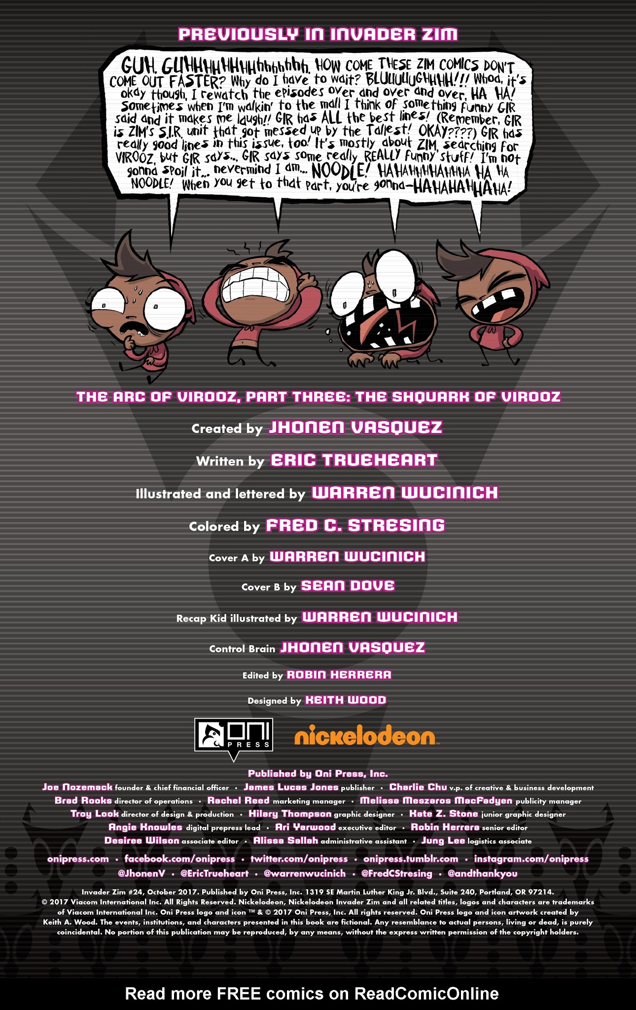 Read online Invader Zim comic -  Issue #24 - 2