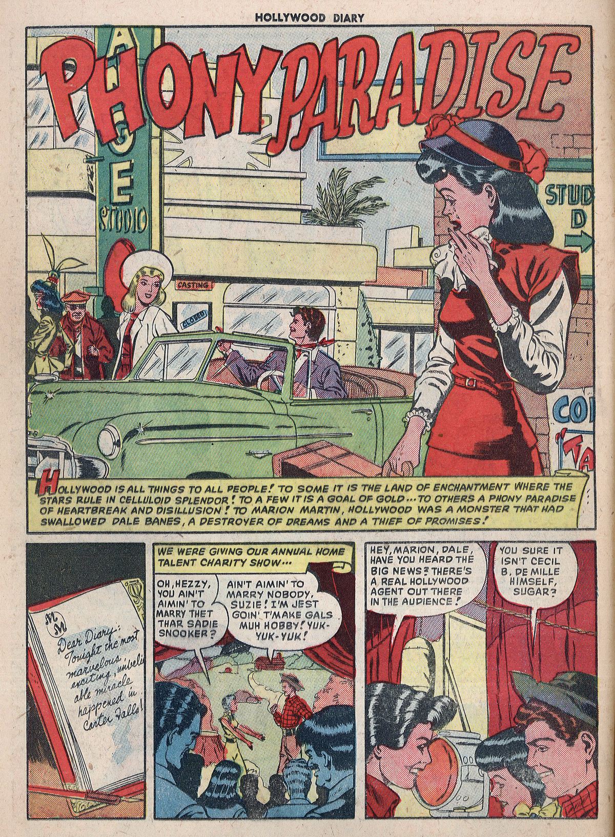 Read online Hollywood Diary comic -  Issue #1 - 12