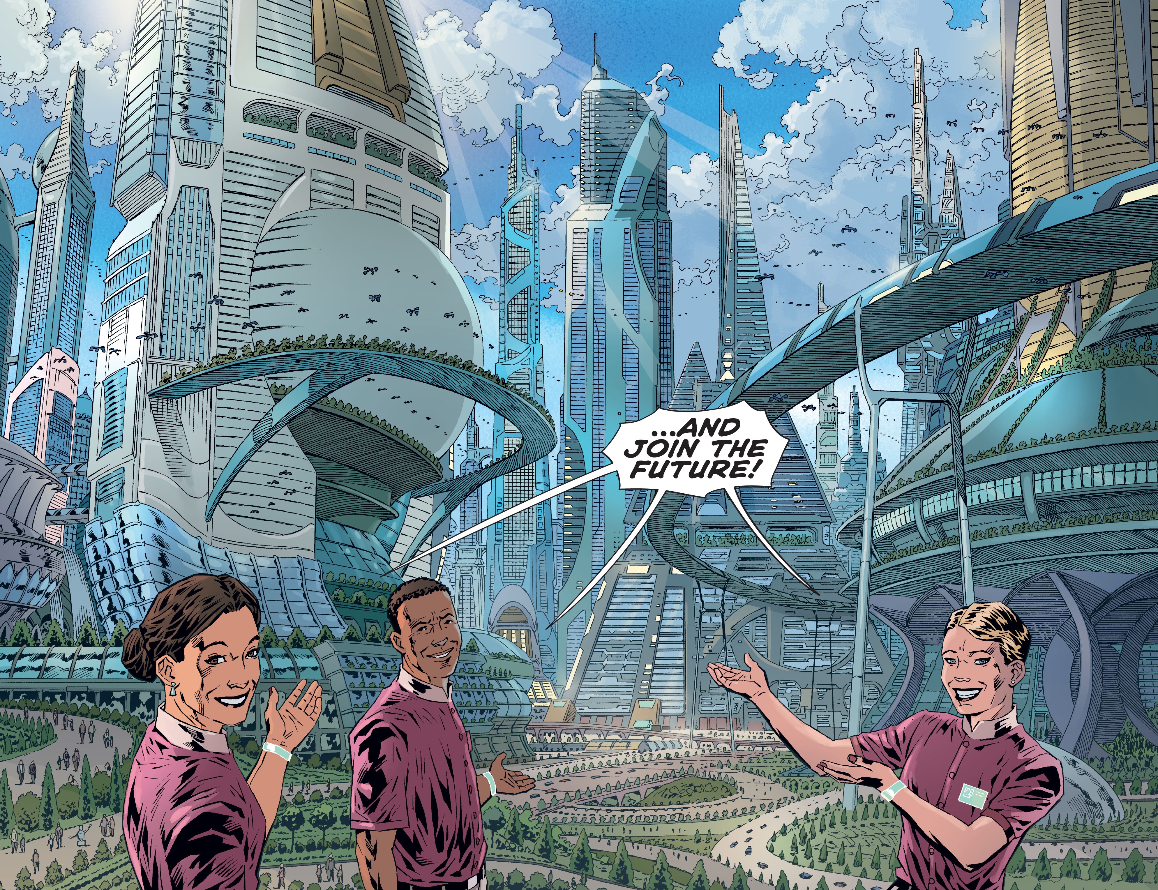 Read online Join the Future comic -  Issue #1 - 6