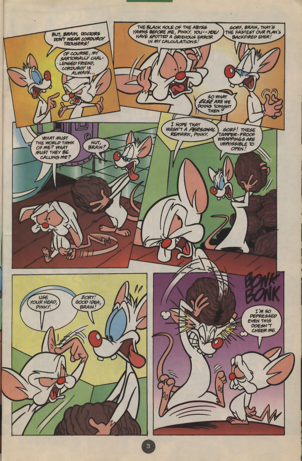 Read online Pinky and The Brain comic -  Issue #3 - 4