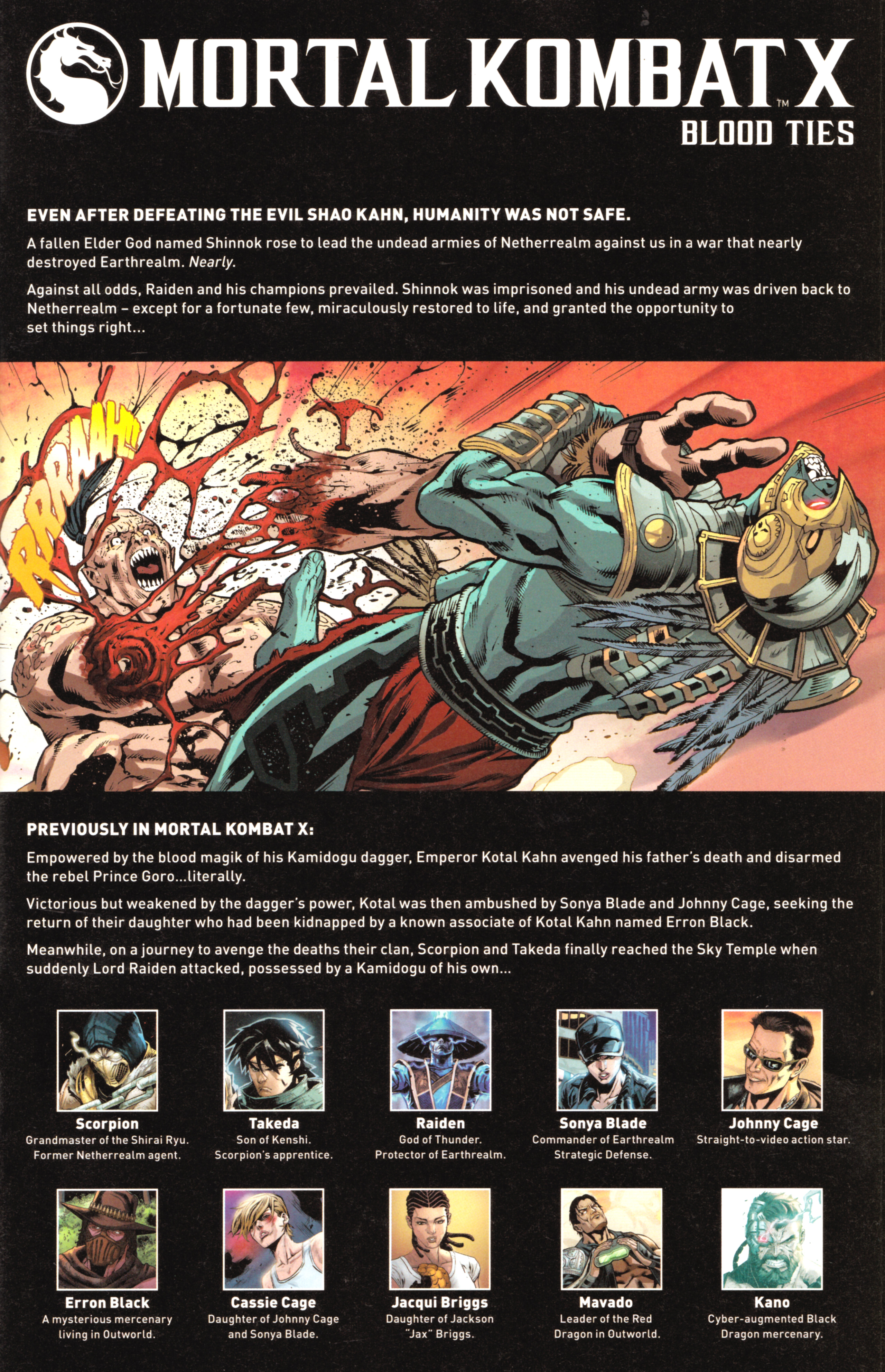 Read online Mortal Kombat X [II] comic -  Issue #4 - 3