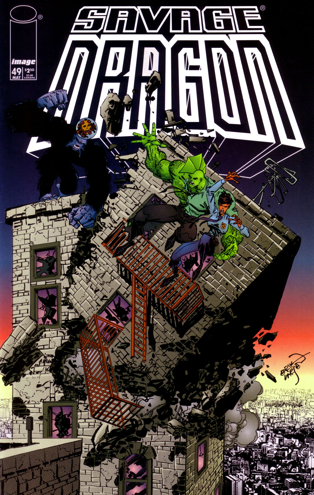 Read online The Savage Dragon (1993) comic -  Issue #49 - 1