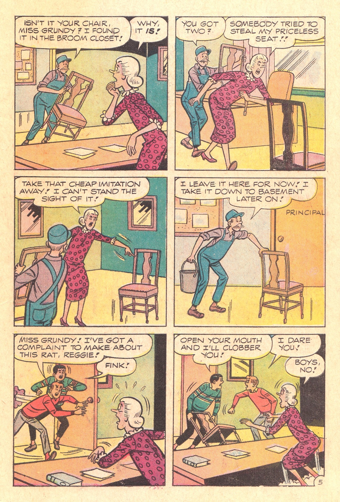 Read online Reggie and Me (1966) comic -  Issue #29 - 7