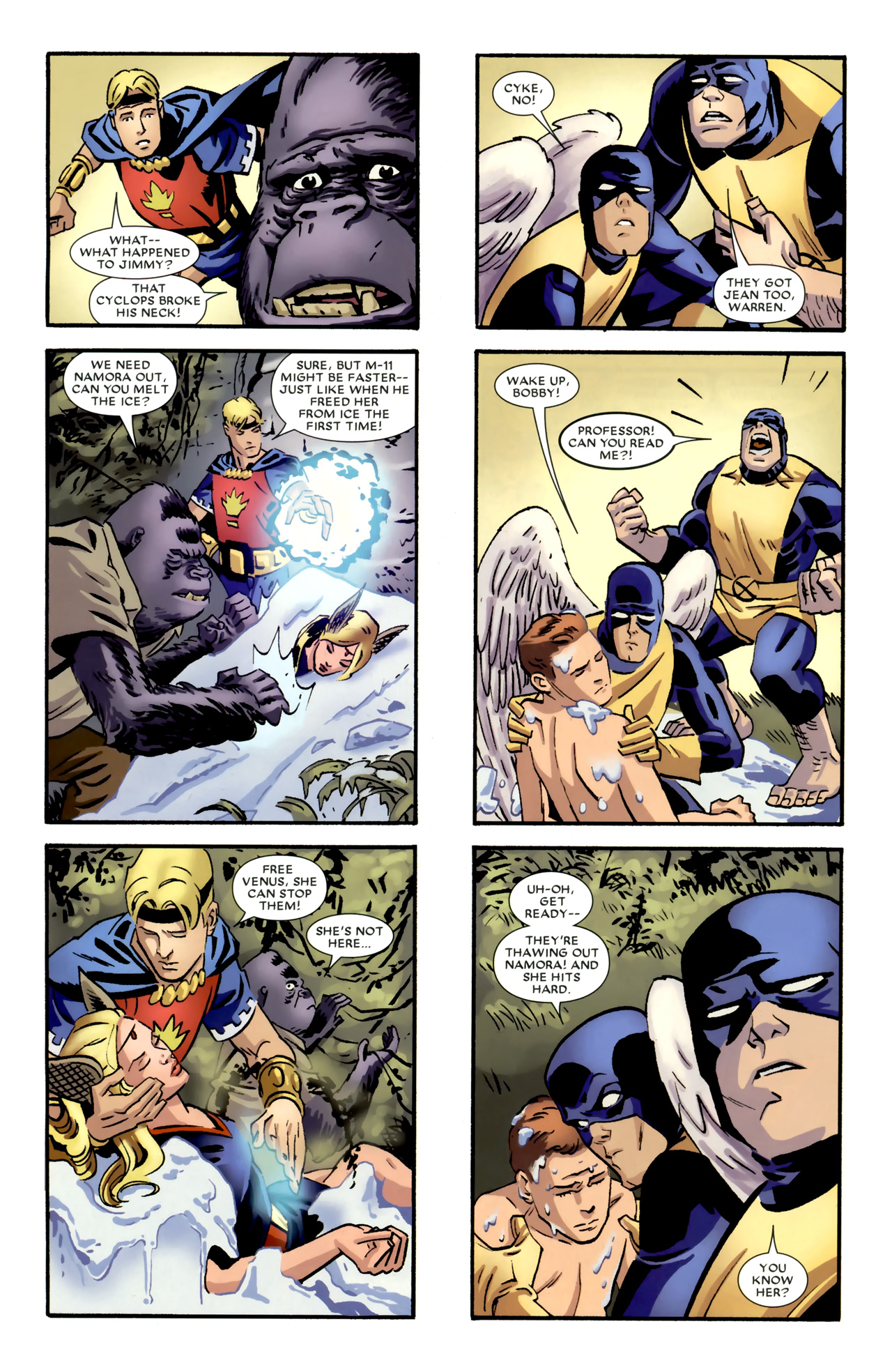 Read online X-Men Vs. Agents Of Atlas comic -  Issue #2 - 17