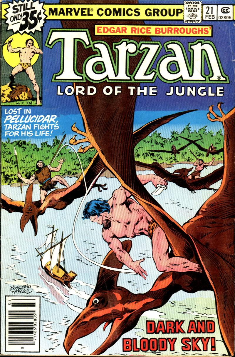 Read online Tarzan (1977) comic -  Issue #21 - 1