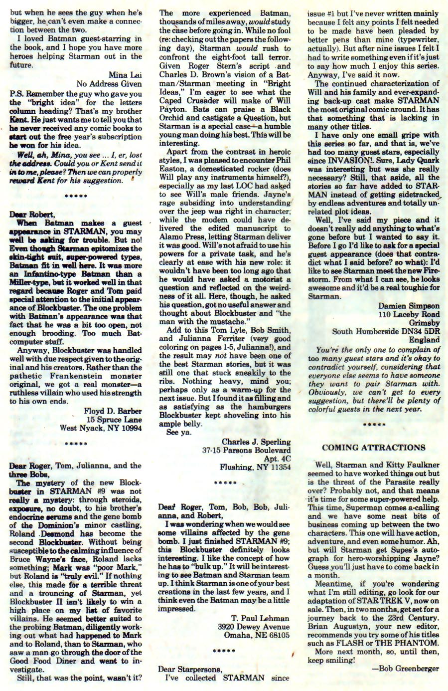 Read online Starman (1988) comic -  Issue #13 - 25