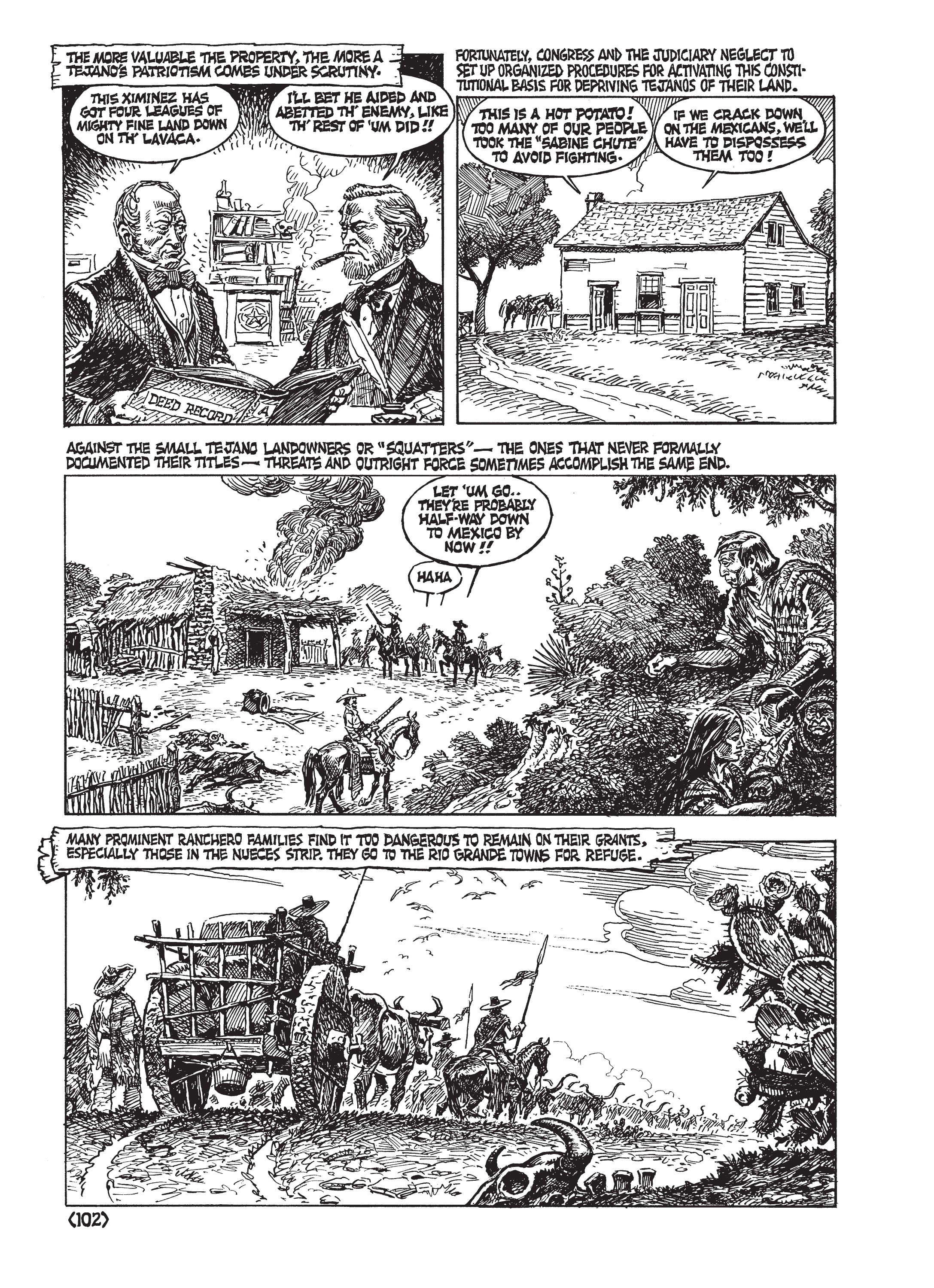Read online Jack Jackson's American History: Los Tejanos and Lost Cause comic -  Issue # TPB (Part 2) - 6