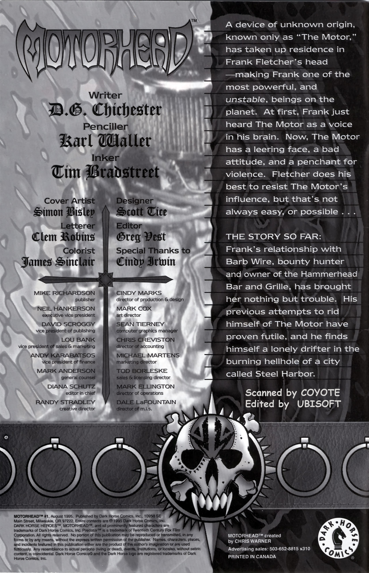 Read online Motorhead comic -  Issue #1 - 2