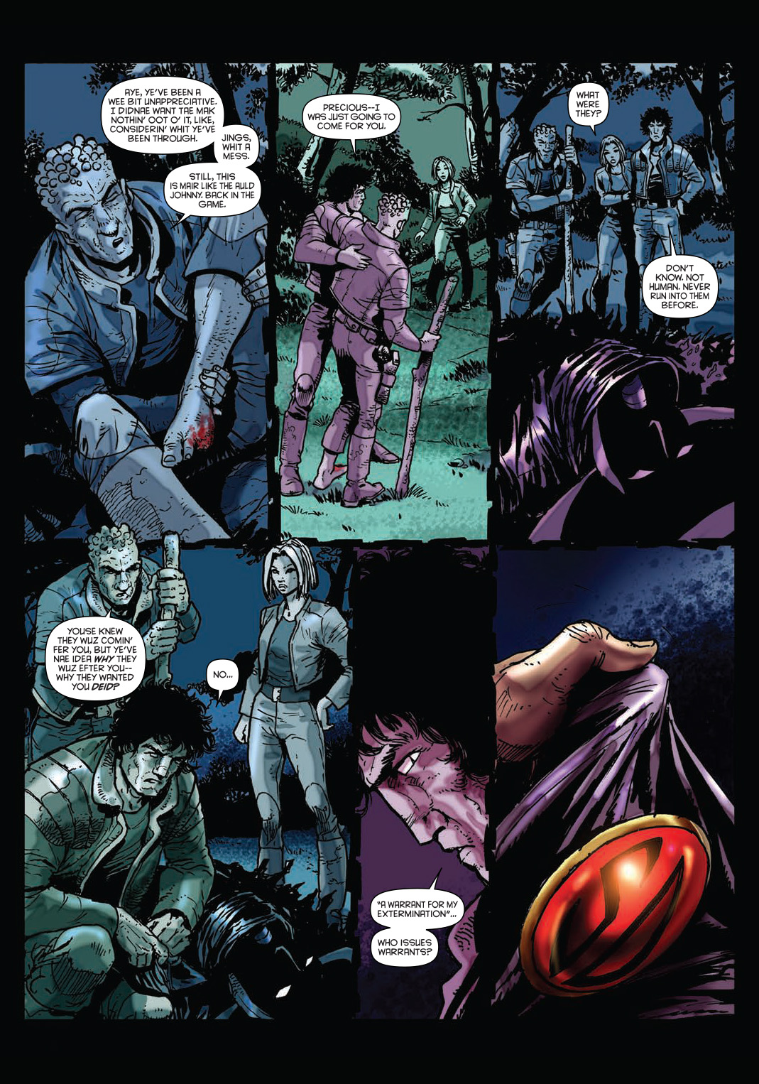 Read online Strontium Dog: The Life and Death of Johnny Alpha: The Project comic -  Issue # TPB - 84