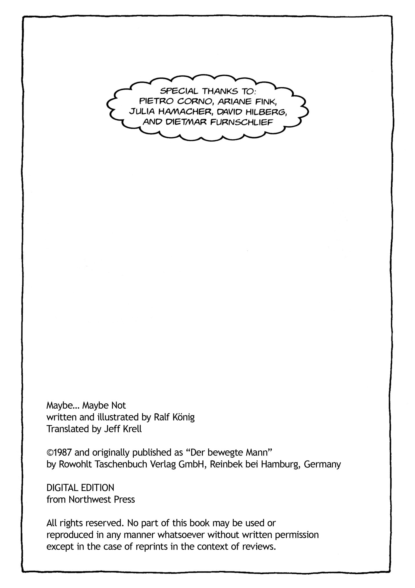 Read online Maybe...Maybe Not comic -  Issue # TPB - 2