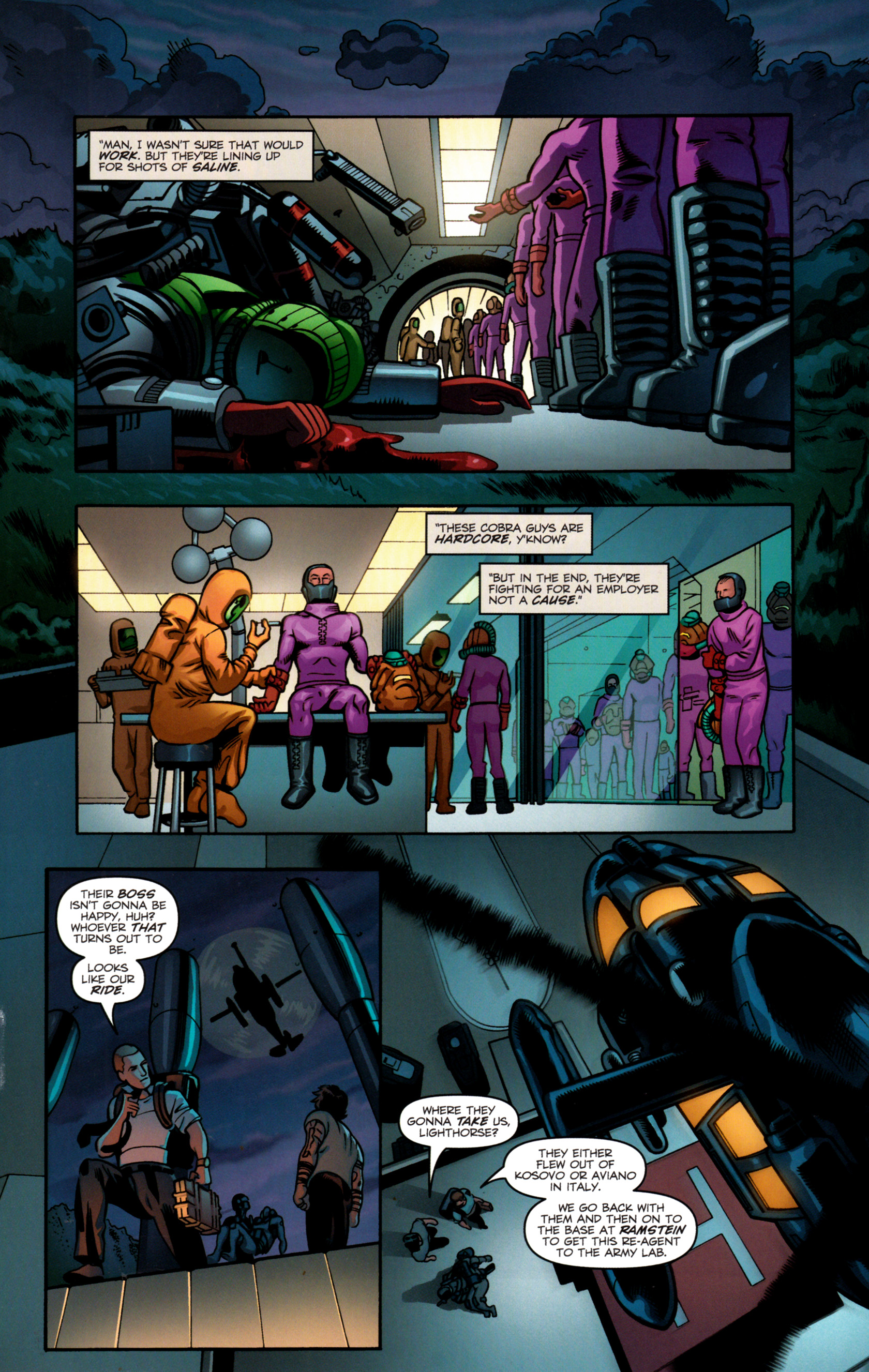 Read online G.I. Joe: Snake Eyes comic -  Issue #8 - 23