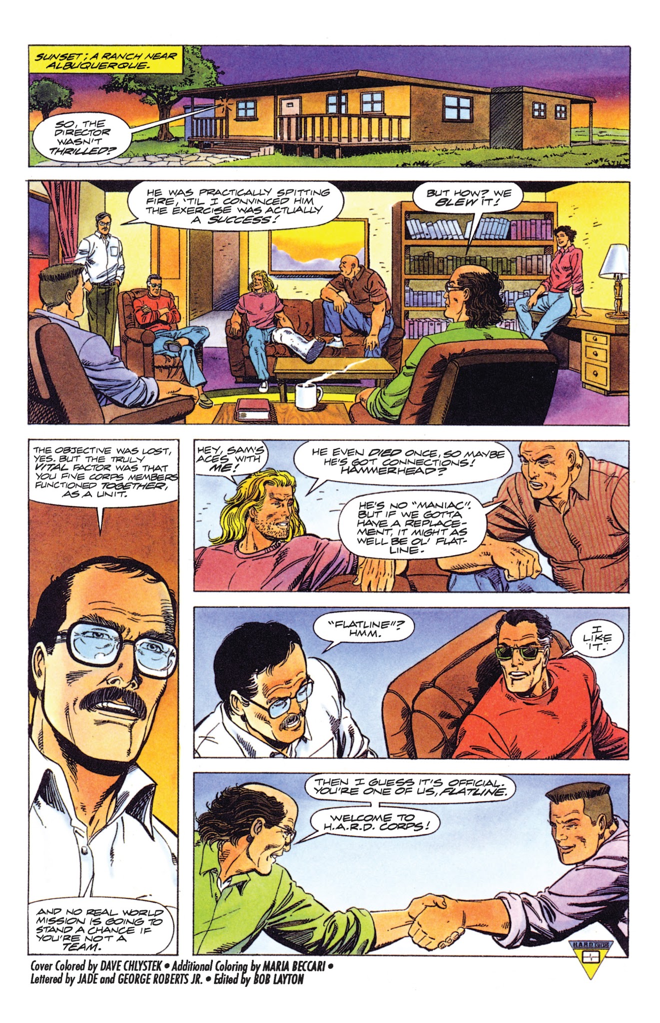 Read online Valiant Masters H.A.R.D. Corps comic -  Issue # TPB - 123