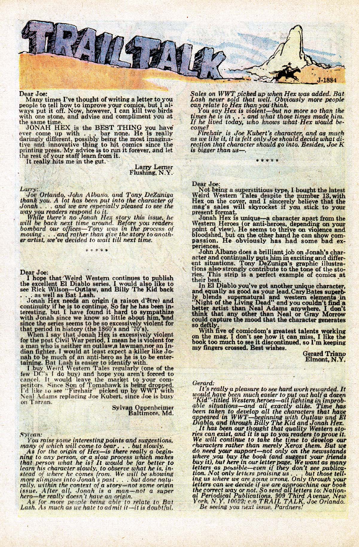 Read online Weird Western Tales (1972) comic -  Issue #15 - 32